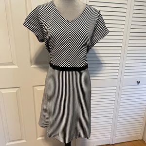 Isaac Mizrahi Live! Striped Dress XL
